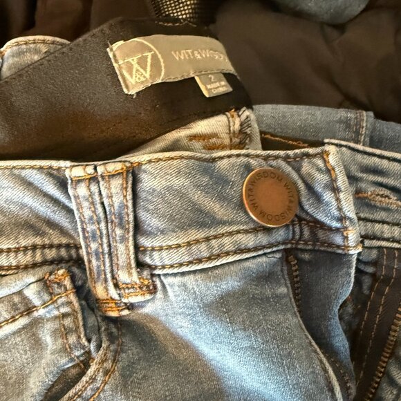 Wit & Wisdom 'Ab'Solution Itty Bitty Bootcut Jeans, Size 4 - Picture 2 of 2